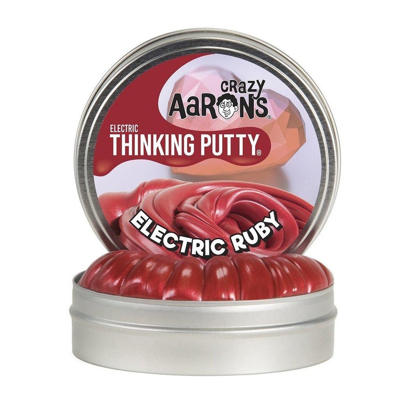 Crazy Aaron’s Putty – Electric Ruby, 5cm Mini Tin