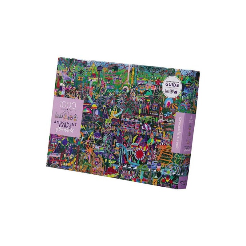 Crocodile Creek Puzzle | Amusement Parks Of The World 1000pc