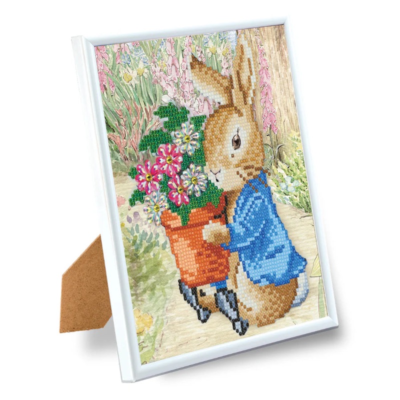 Crystal Art Framed Picture – Peter Rabbit