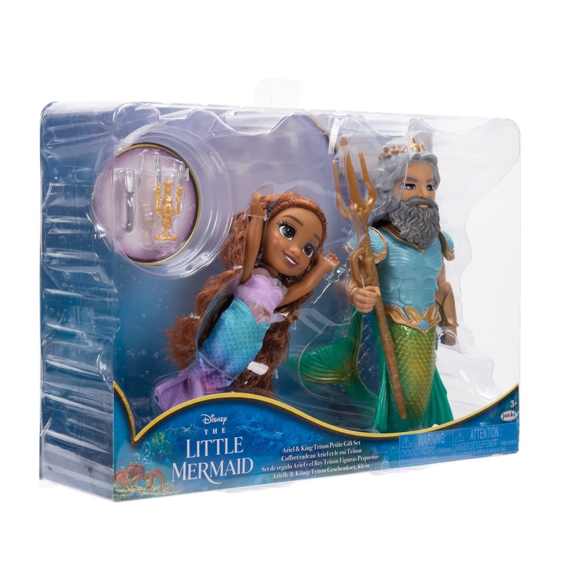 Disney The Little Mermaid – Ariel & King Triton Petite Gift Set