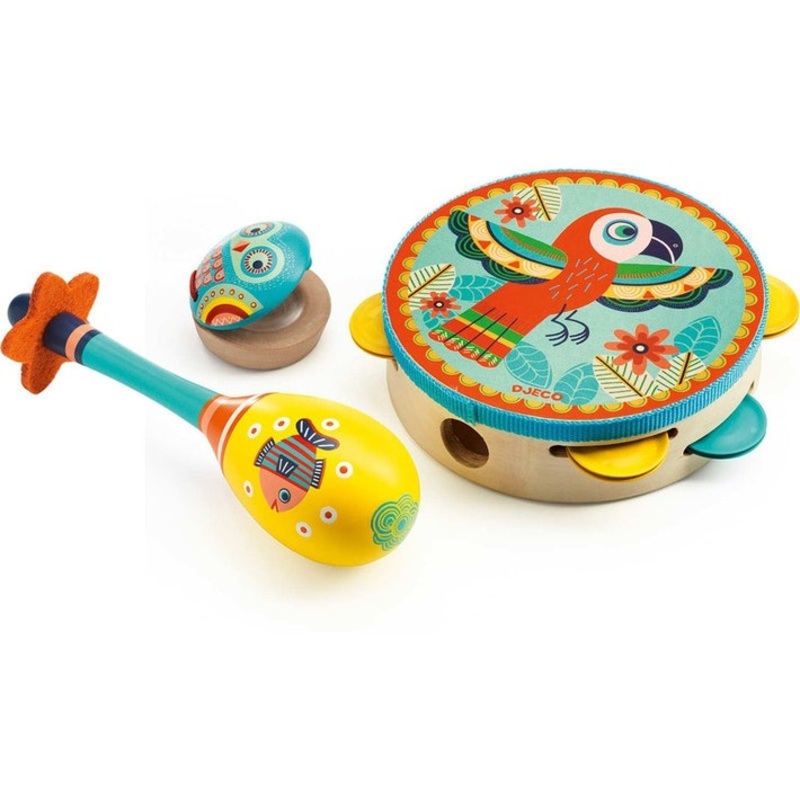 Djeco – Animambo Instrument  Set – 3Pc