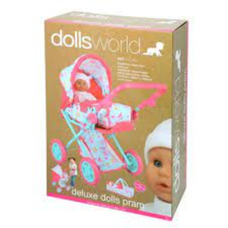 Dollsworld Deluxe Dolls Pram