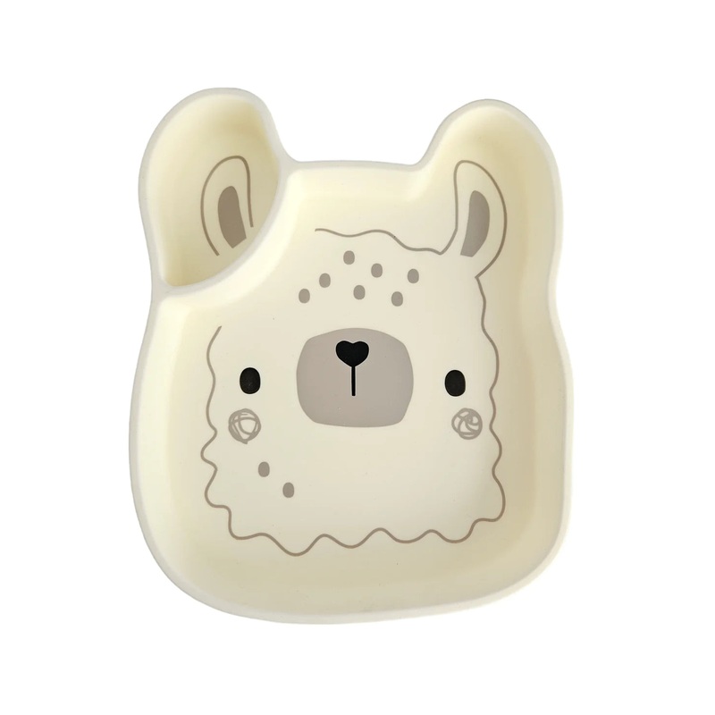 Loulou Lollipop Silicone Suction Snack Plate – Llama