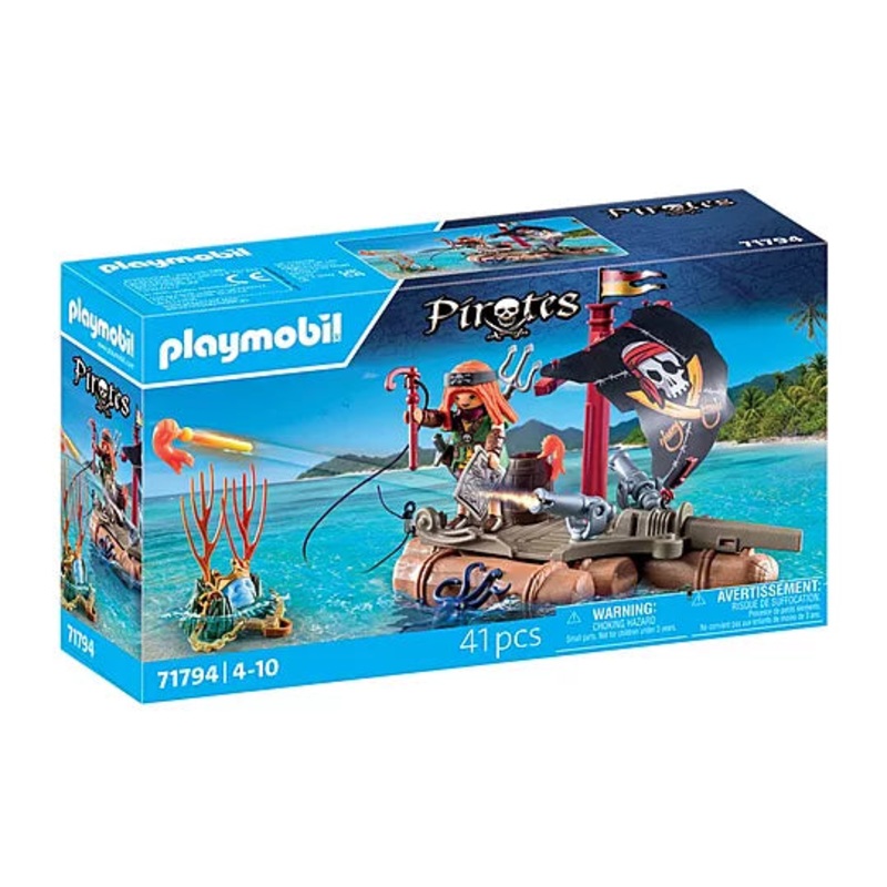 Playmobil 71794 Pirates Pirate Raft with Treasure
