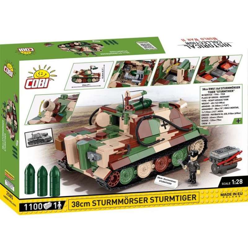 Cobi 2585 38cm Sturmmorser Sturmtiger 1:28
