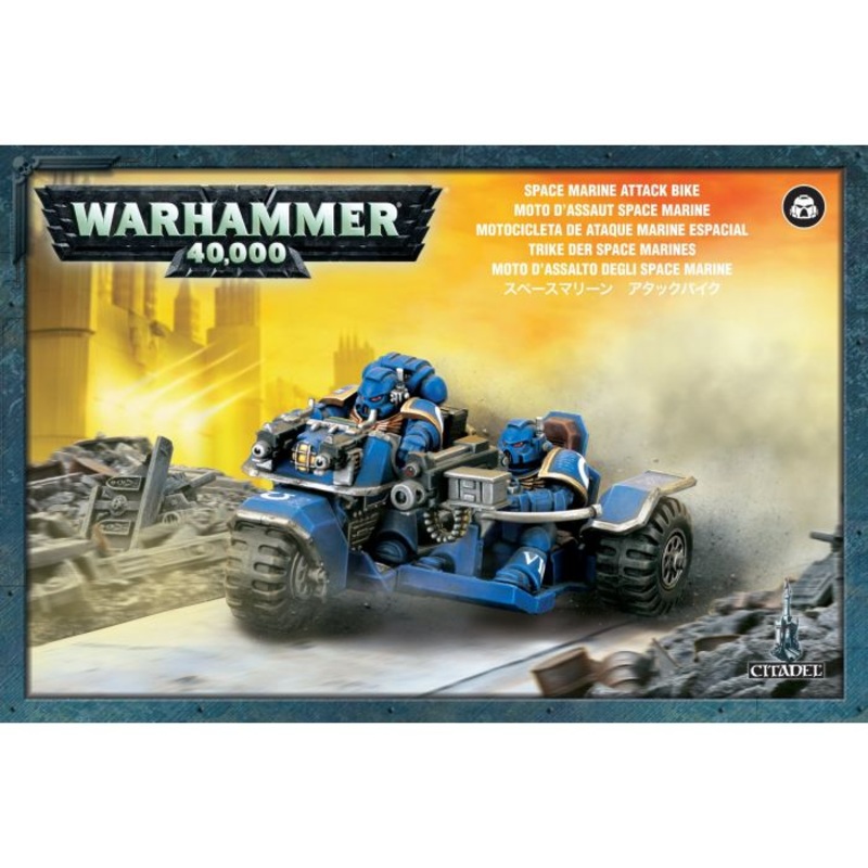 Space Marines Attack Bike 48-20