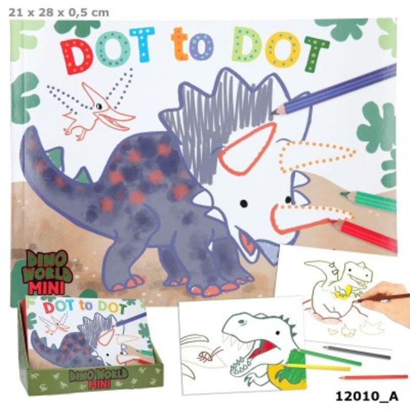 Dino World Mini Dot to Dot Book