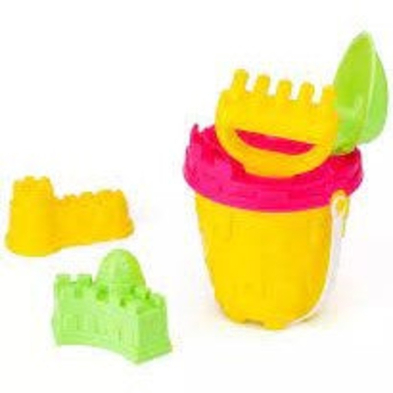 6pc Castle Bucket Set