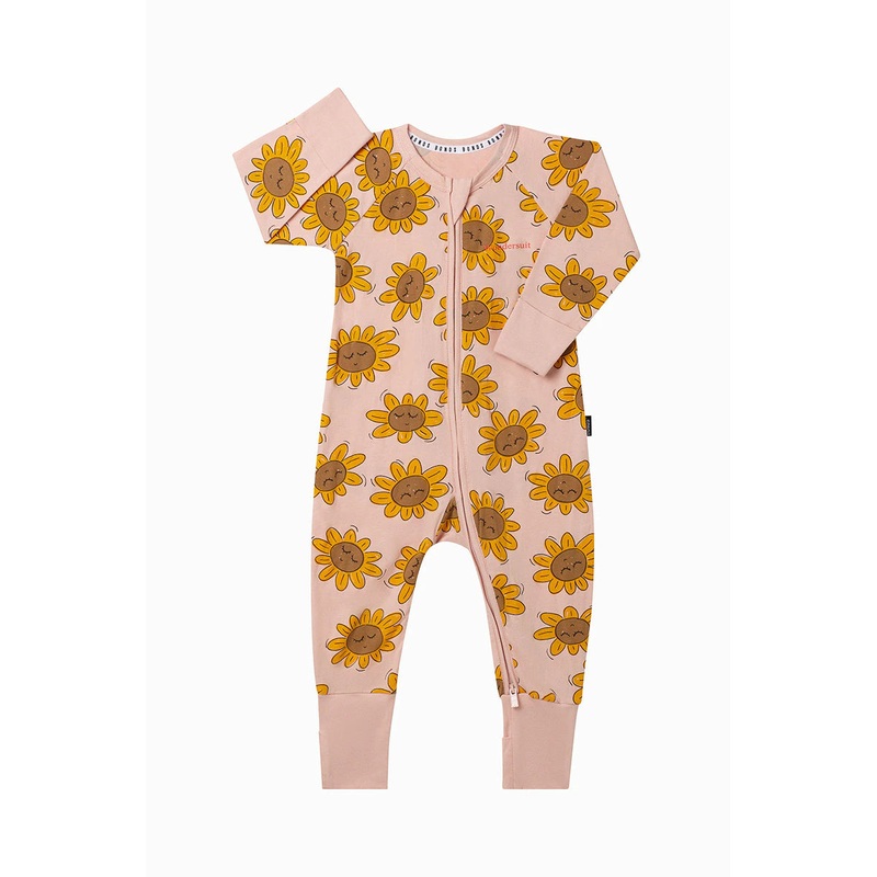 Bonds | Zip Wondersuit Sleepy Sunflower Pink