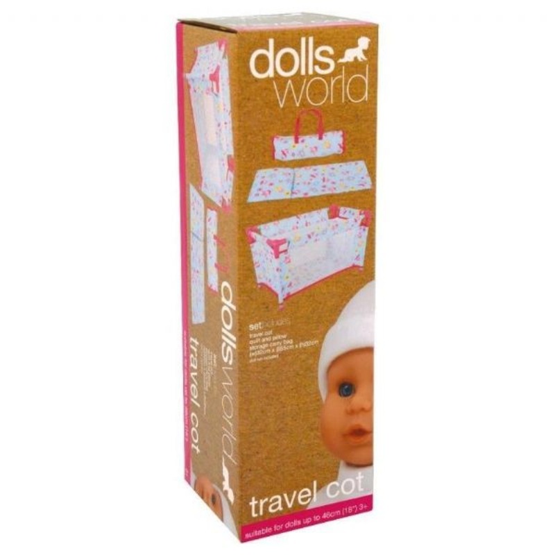 Dollsworld Travel Cot