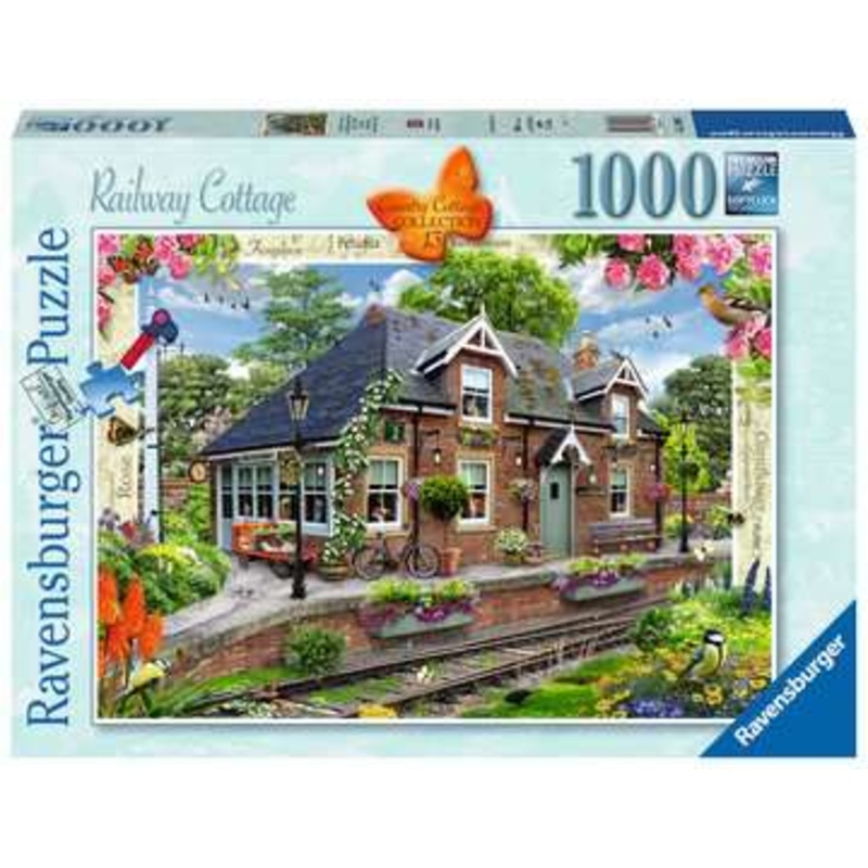 Ravensburger Railway Cottage 1000 Piece Jigsaw Puzzle