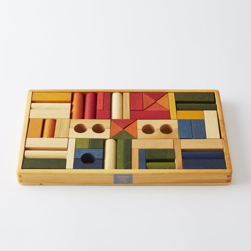 Wooden Blocks 54 | Rainbow