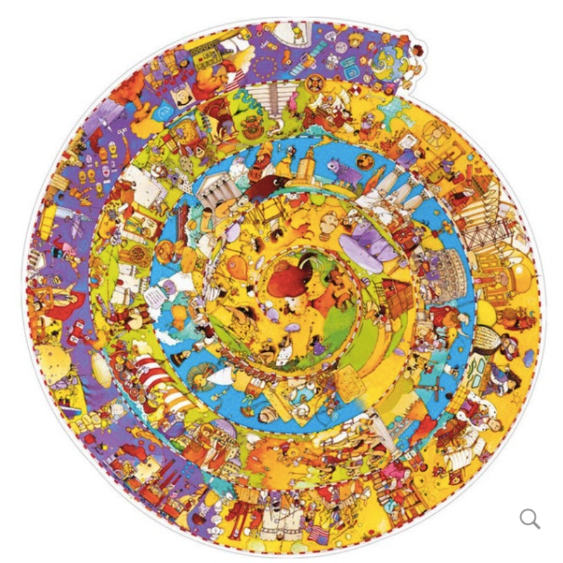 Djeco – Observation Puzzle & Poster – History – 350 pcs