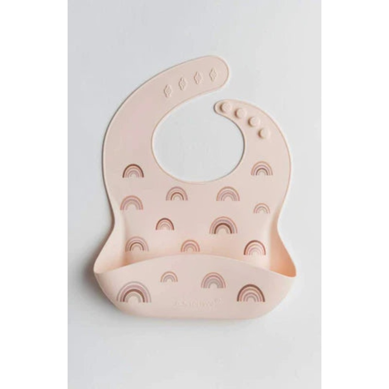 Loulou Lollipop Silicone Bib Printed – Rainbow