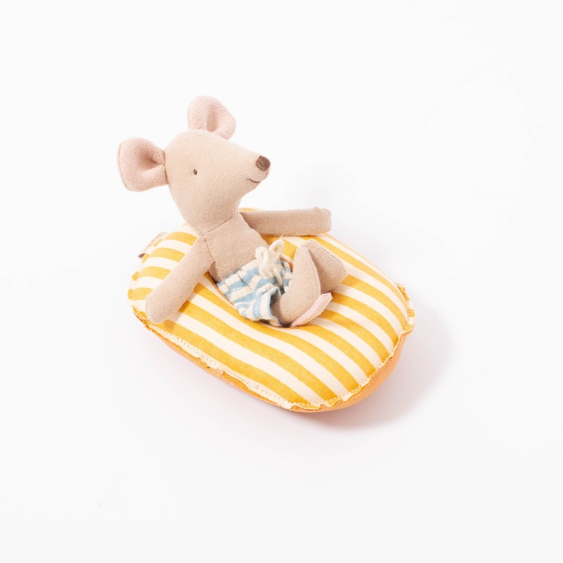 Rubber boat, Small mouse – Yellow stripe