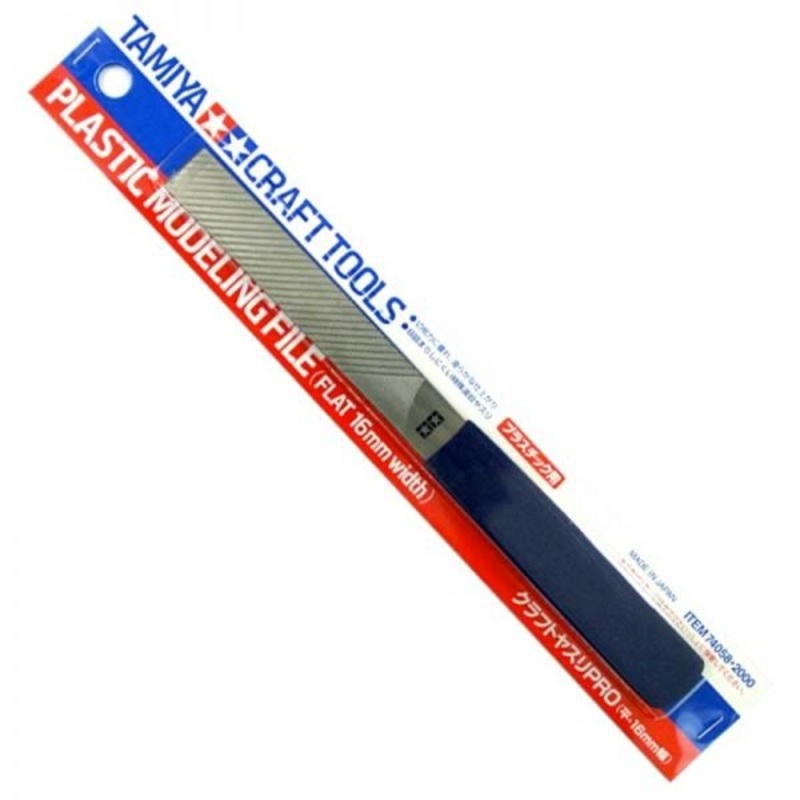 Tamiya Craft Tools Plastic Modeling File (Flat 16mm width)