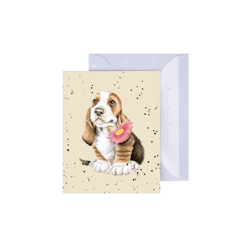 Gift Enclosure Card – Just For You Bassett Hound