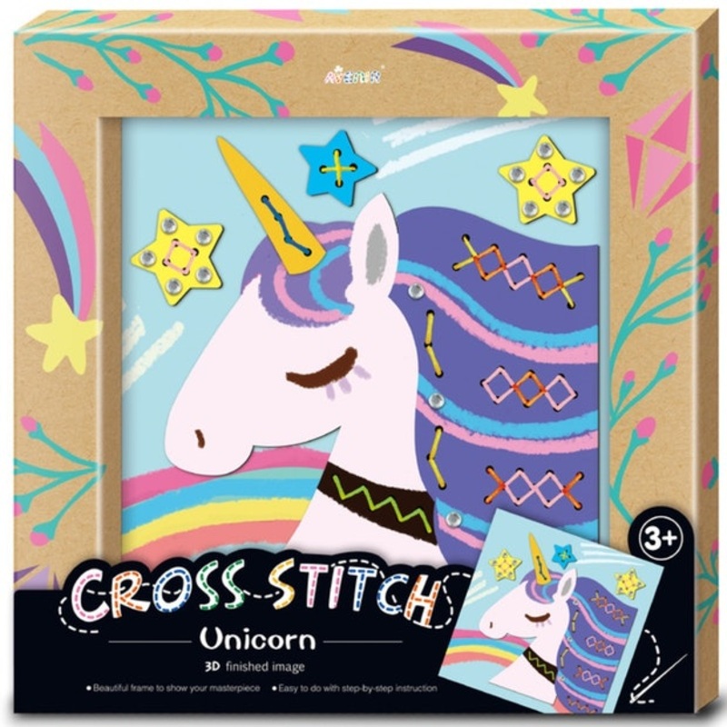 Avenir – Photo Frame – Cross Stitch – Unicorn
