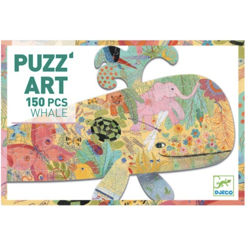 Djeco | Whale Art Jigsaw Puzzle 150 pc