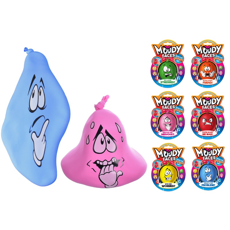 Moody Face on Blister Card