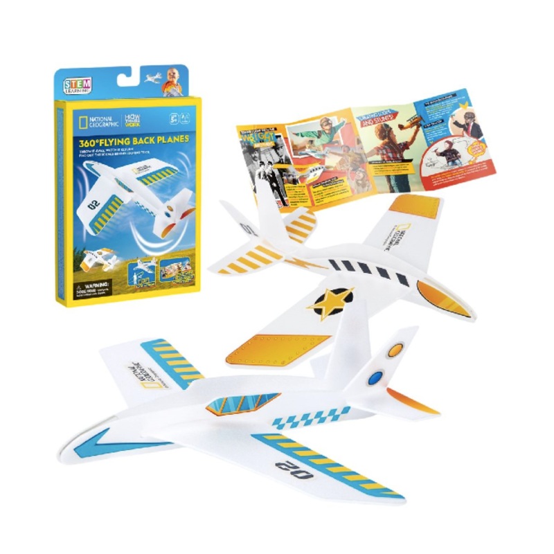 National Geographic | Cubic Fun – 360′ Flying Back Planes